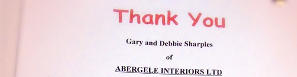 Thank you card